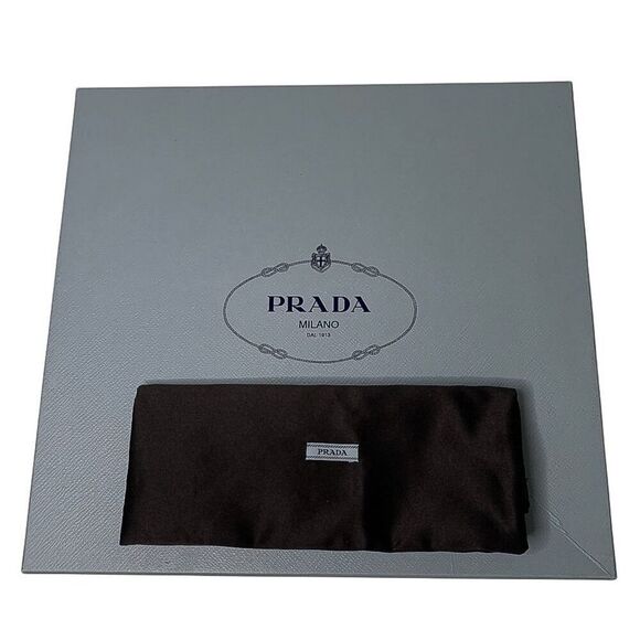 Prada Two-Tone Platform Velvet Strappy Sandals EU 38.5 Orange Chunky High Heel - Picture 11 of 11